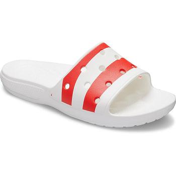 Crocs Classic American Flag Biele - Panske Šlapky